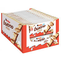 Шоколадный батончик Kinder Bueno White, 43 г.