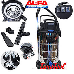 80 L Пилосос для сухого та вологого прибирання AL-FA ALVC80L 3200 W