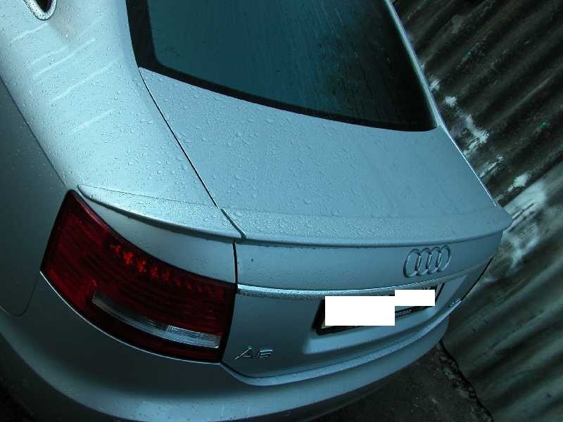 Лип спойлер (шабля) Audi A6 C6 (3 частини), Ауді А6 Ц6