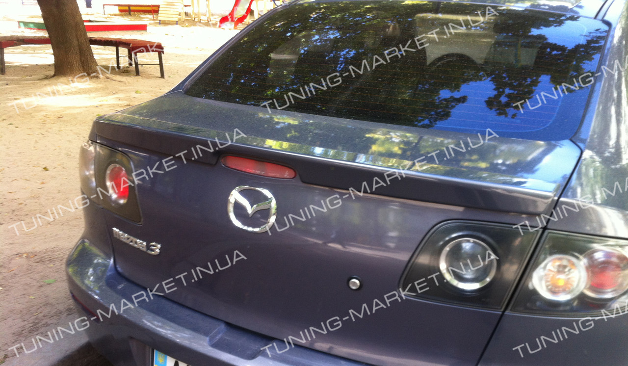 Спойлер для Mazda 3 BK (2002-2009) седан, Мазда БК