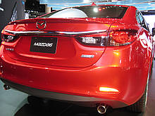 Ліп спойлер для Mazda 6 GJ (2013+) USA, Шабля на Мазда 6