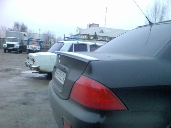 Ліп Спойлер на Mitsubishi Lancer 9, Шабля для Мітсубісі Лансер