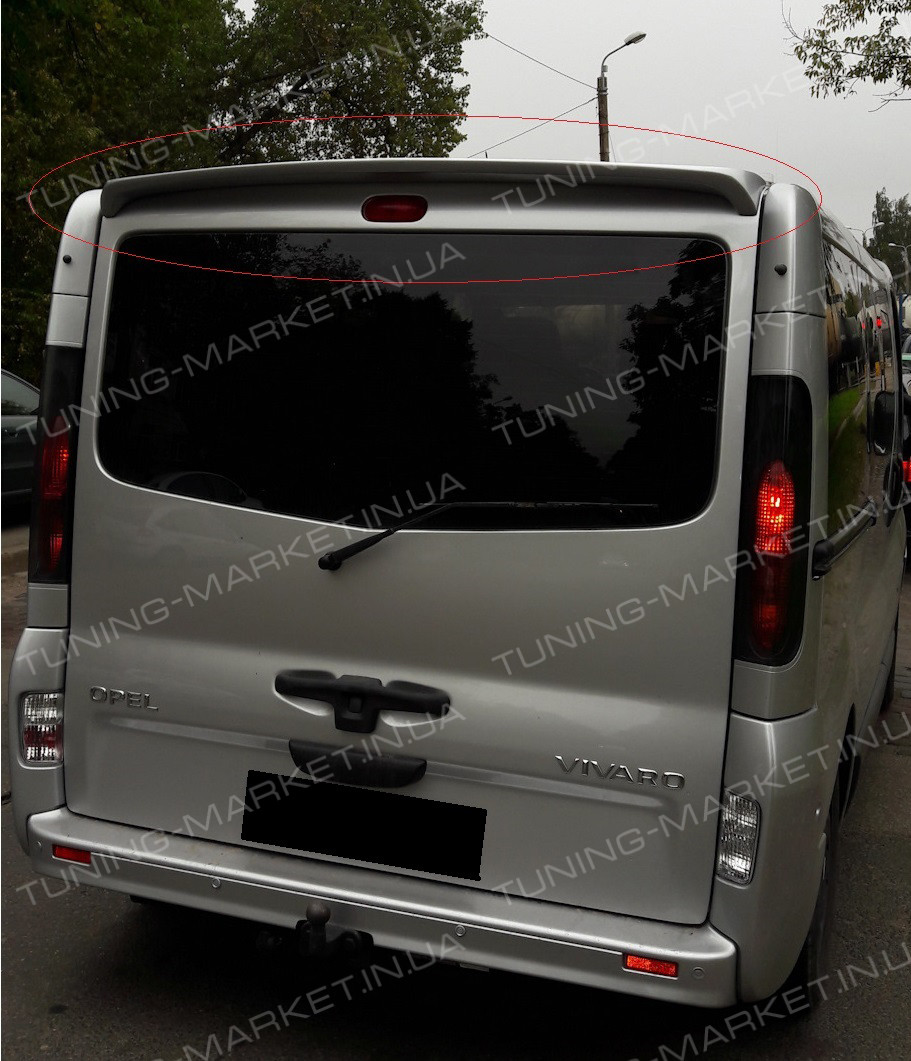 Спойлер на ляду Opel Vivaro, Козирок для Опель Віваро