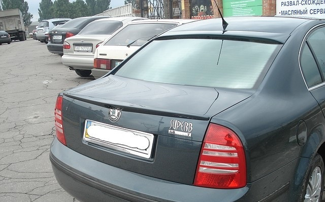 Лип спойлер Skoda Superb, Шкода Суперб