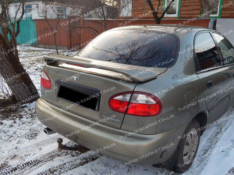 Спойлер на багажник Chevrolet Lanos ДСТ, Антикрило для Шевроле Ланос