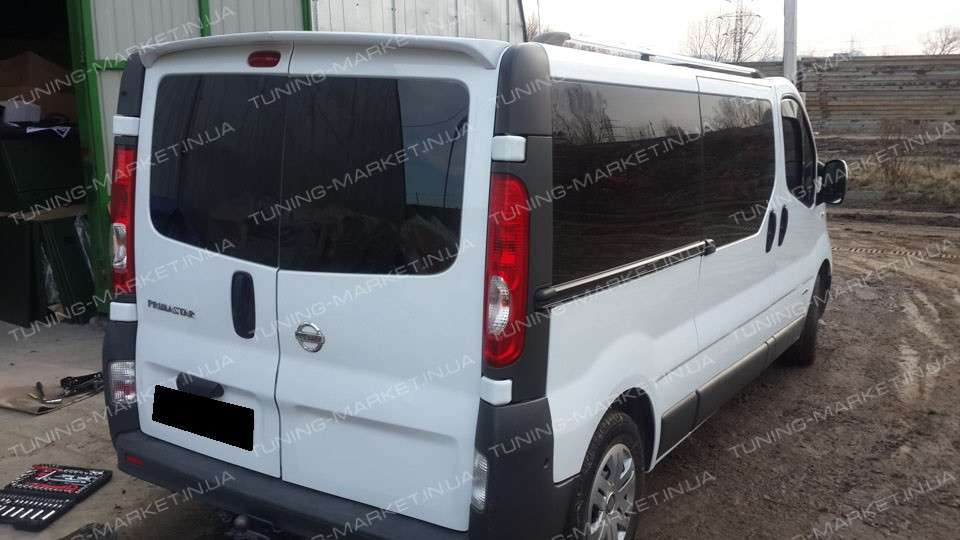 Спойлер розпашній Nissan Primastar (дві двері) козирок Ніссан Примастар