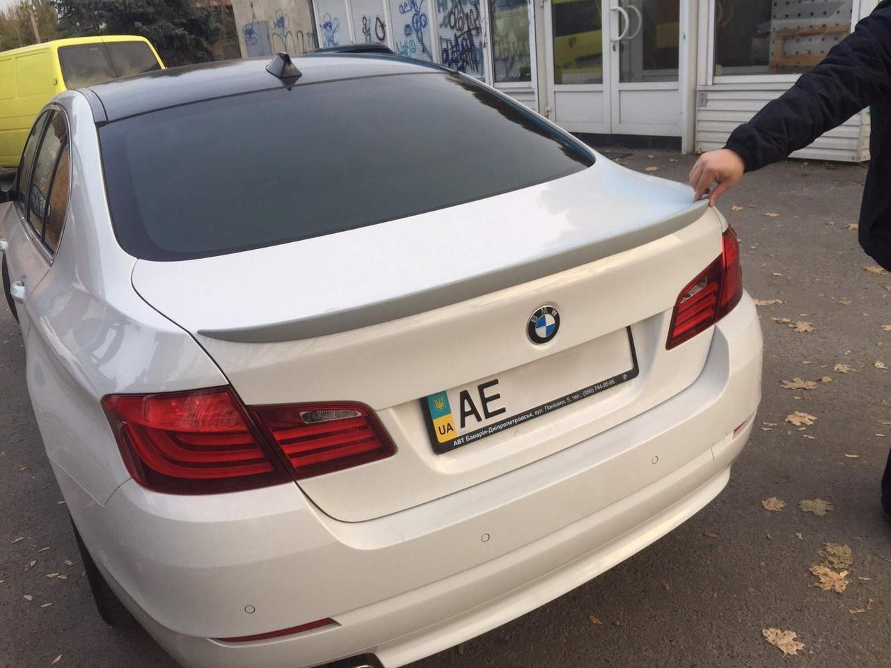 Лип спойлер (шабля) на BMW F10, БМВ Ф10