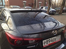 Ліп спойлер для Mazda 3 BM (13-20) EURO, Шабля на Мазда 3 БМ