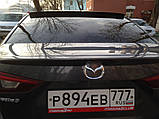 Ліп спойлер для Mazda 3 BM (13-20) EURO, Шабля на Мазда 3 БМ, фото 7