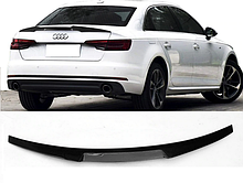 Лип спойлер M4 для Audi A4 B9 (2016-), Шабля Ауді А4 Б9