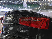 Лип спойлер ABT для Audi A6 C7, Шабля Ауді А6 Ц7