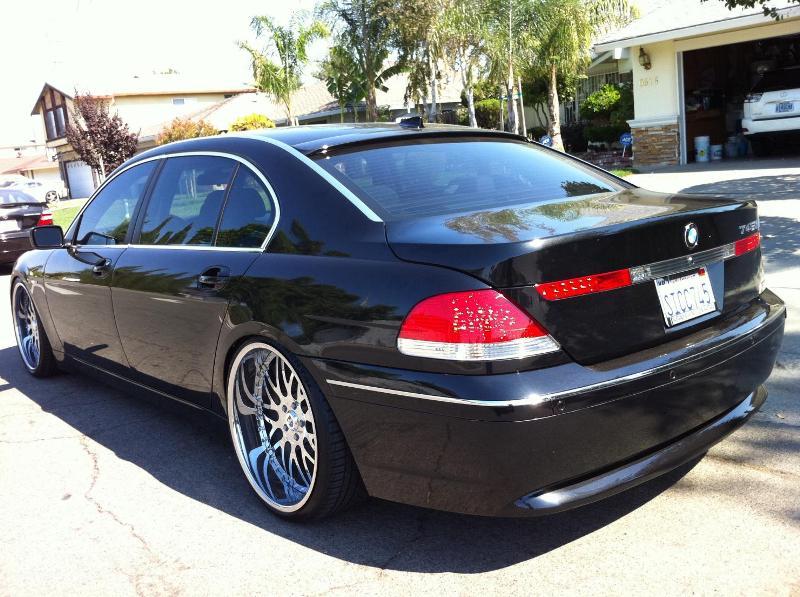 Спойлер на скло BMW 7 E65, E66, Бленда БМВ Е65, Е66
