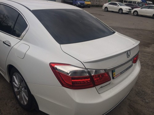 Лип спойлер для Honda Accord 9, Хонда Акорд