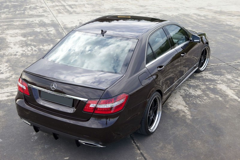 Лип спойлер для Mercedes w212, шабля Мерседес 212