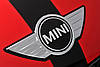 Емблема MINI (Міні) 120 mm (значок, наклейка, логотип на капот, багажник) Сріблясто-Чорна, фото 8