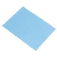 Серветка для очищення оптики блакитна 50x70 мм з тканої мікрофібри