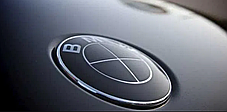 Емблема BMW БМВ 74 мм (чорна) значок бмв E82 E90 E46 E93 E85 Значок капот, багажник, фото 3