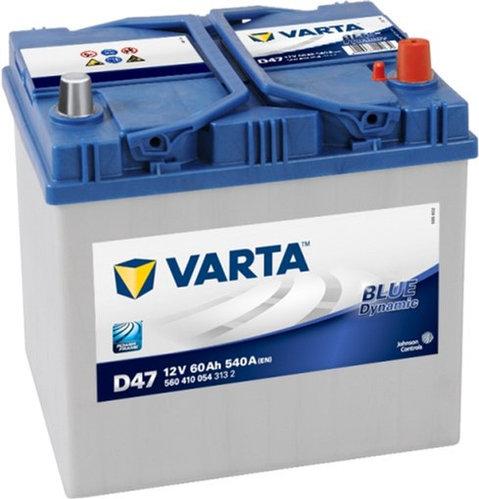 Акумулятор Varta 60Ah/540A (D47) BlueDynamic -0ah R+ (АЗІЯ) 560 410 054
