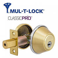 Замок MUL-T-LOCK Dead Bolt DBM Classic Pro латунь 3 ключі