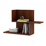 Полиця навісна на стіну MebelProff Trend 38, книжкова полиця, декоративна полиця в кімнату, будинок., фото 3