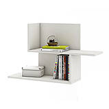 Полиця навісна на стіну MebelProff Trend 38, книжкова полиця, декоративна полиця в кімнату, будинок., фото 2