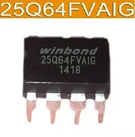 Мікросхема W25Q64FVAIG W25Q64FV 25Q64 DIP-8