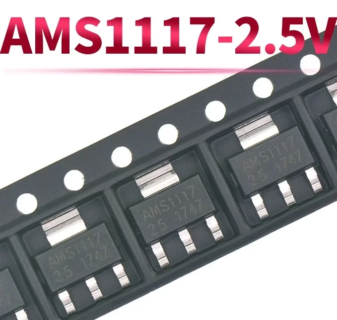 Мікросхема AMS1117-2.5 SOT-223 2.5 V 1 А Лінійний Стабілізатор