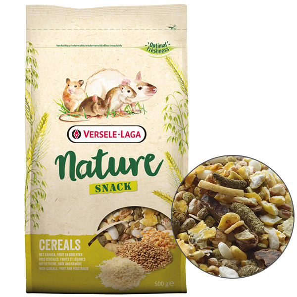 Versele-Laga Nature Snack Cereals додатковий корм для гризунів - 0,5 кг