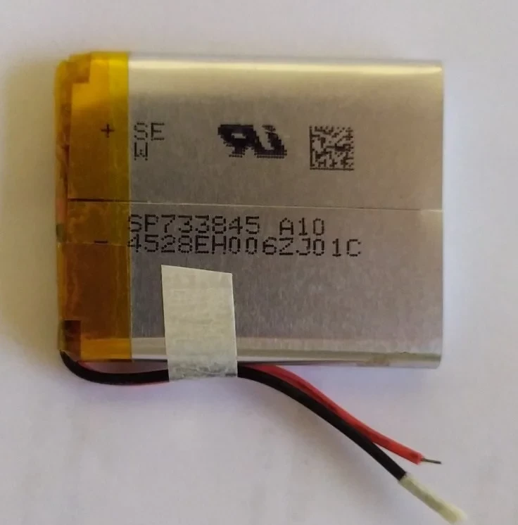 Батарея 1000 mAh 3.7V 733845 Літій-Полімер Акумулятор GPS Навігатор MP3 Плеєр Відео Реєстратор, фото 1