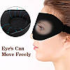 Маска для сну 3 D на очі м'яка наочна пов'язка для сну — окуляри для сну — 100% шовк, фото 6