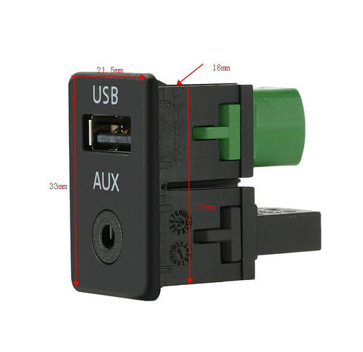 USB AUX панель и кабель для магнитол RCD 510 RNS 315 VW Passat Golf ...