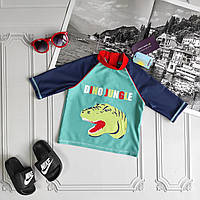 Детская солнцезащитная футболка для плавания с upf 50+