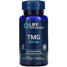 Триметилгліцин Life Extension "TMG" 500 мг (60 рідких капсул)