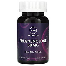 Прегніон MRM, Nutrition "Pregnenolone" для активного довголіття, 50 мг (60 капсул)