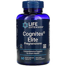 Комплекс для когнітивної підтримки з прегненолоном Life Extension "Cognitex Elite Pregnenolone" (60 таблеток)