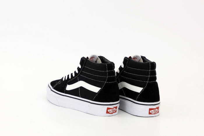 Высокие кеды Vans Sk8-Hi Mid black Ванс СК-8 демисезонные черно белые ...