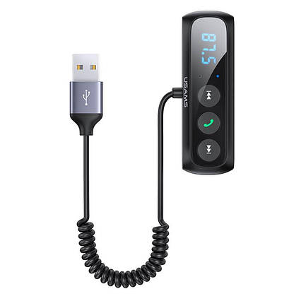 FM-модулятор USAMS Car Digital Display FM Wireless Audio Receiver US-SJ503, фото 1