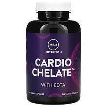 Кардіо хелат з ЕДТА, MRM "Cardio Chelate with EDTA" для серцево-судинної системи (180 капсул)