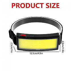 Ліхтар налобний BL F007 COB + USB/ WD163/