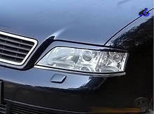 Вії Audi A6 C5 (01-04), накладки на фари Ауді А6 Ц5