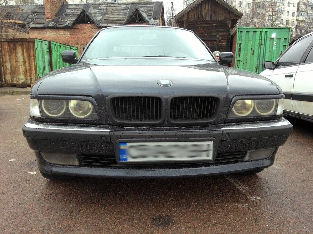 Вії для BMW 7 E38 Довгі, накладки на фари БМВ Е38