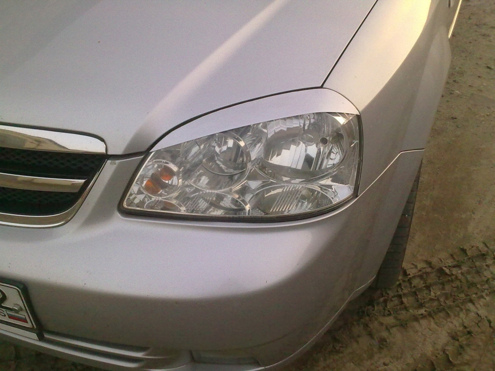 Накладки на фари Chevrolet Lacetti (вузькі), Вії Лачетті