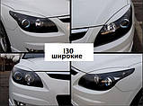 Накладки на фари Hyundai i30 "Широкі", вії Хюндай АЙ30, фото 2