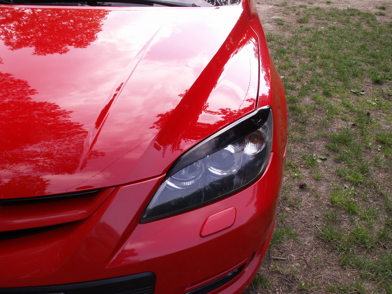 Вії Mazda 3 Hatchback, накладки на фари Мазда 3 Хетчбек