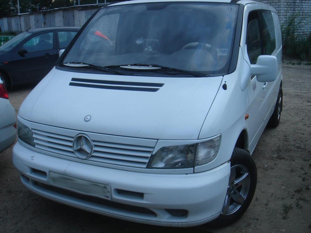 Вії Mersedes Vito W638, накладки на фари Мерс Віто 638