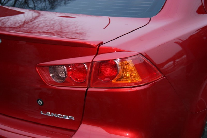 Реснички Mitsubishi Lancer X задние, накладки на фары Митсубиши Лансер 10