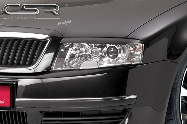 Вії Skoda Superb, накладки на фари Шкода Суперб