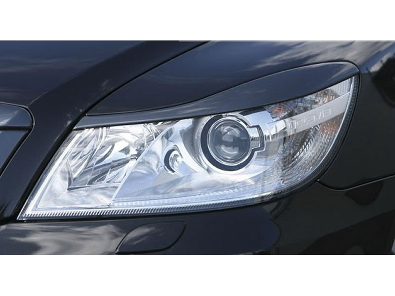 Вії Skoda Octavia A5, накладки на фари Шкода Октавія А5