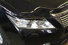 Накладки на фары Toyota Camry v50, Реснички Тойота Камри 50