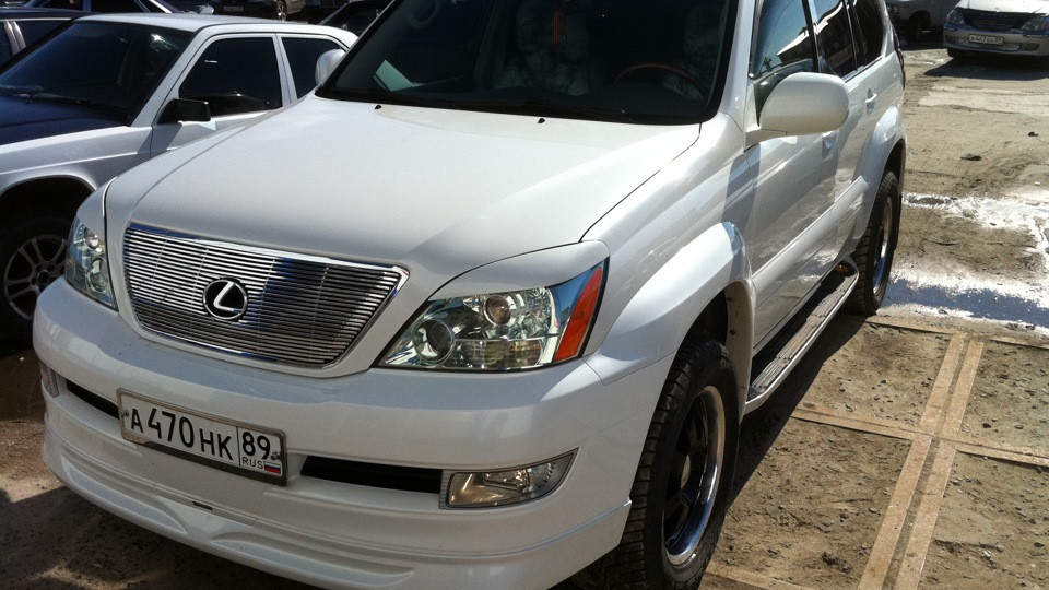 Вії для фар Lexus GX 470, Накладки на фари Лексус ГХ 470